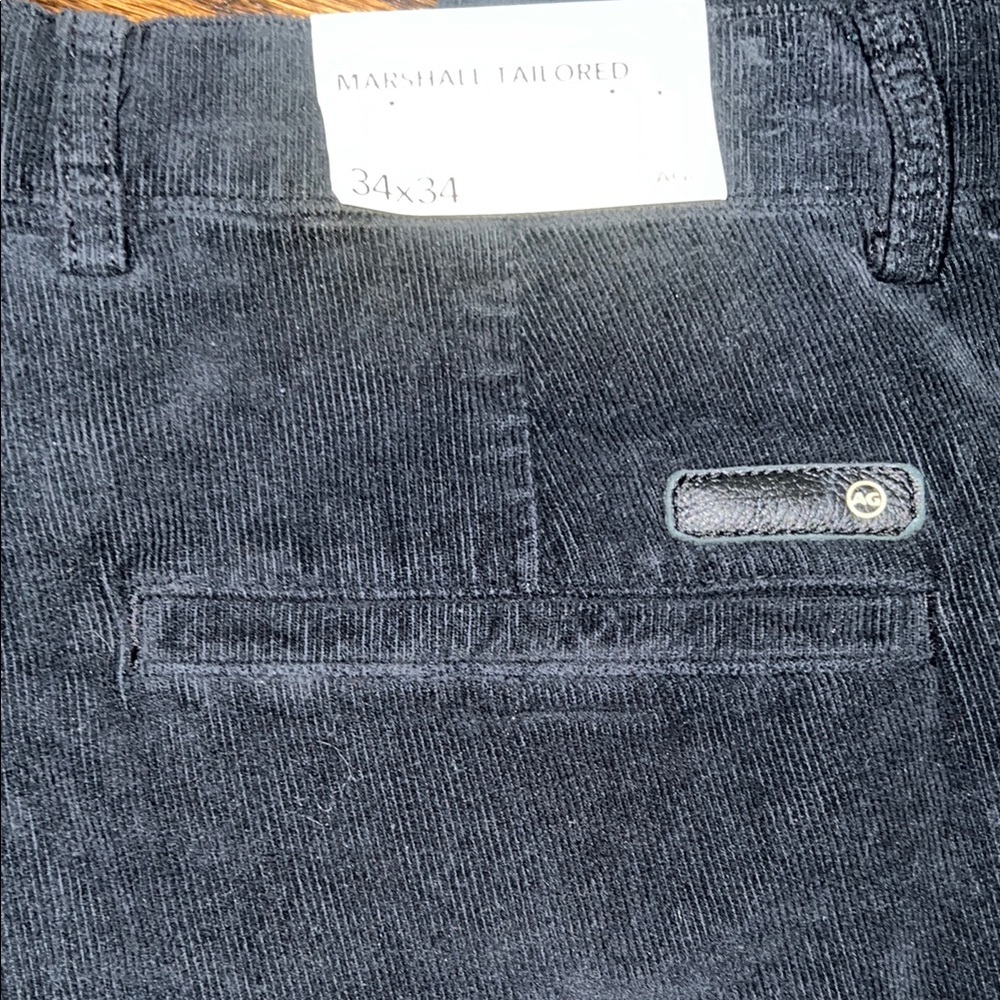 AG Adriano Goldschmied Dark Corduroy Men's Pants